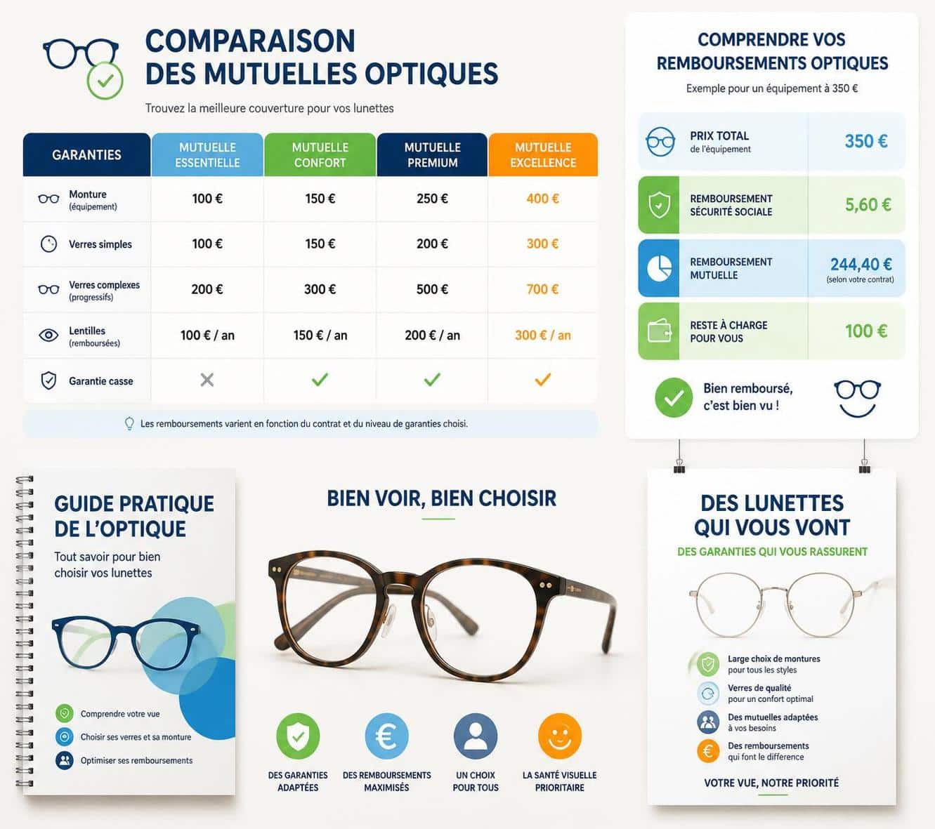 d&eacute;couvrez comment comparer deux mutuelles optiques de mani&egrave;re intelligente pour choisir la meilleure couverture adapt&eacute;e &agrave; vos besoins et optimiser vos remboursements.